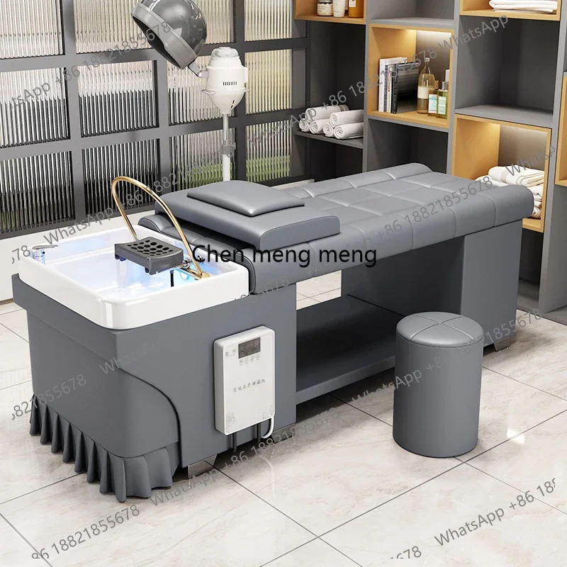 Head Spa Shampoo Chairs Barbershop Specific Beauty Massage Shampoo Chairs Shower Hair Salon Furniture Silla Peluqueria  A178