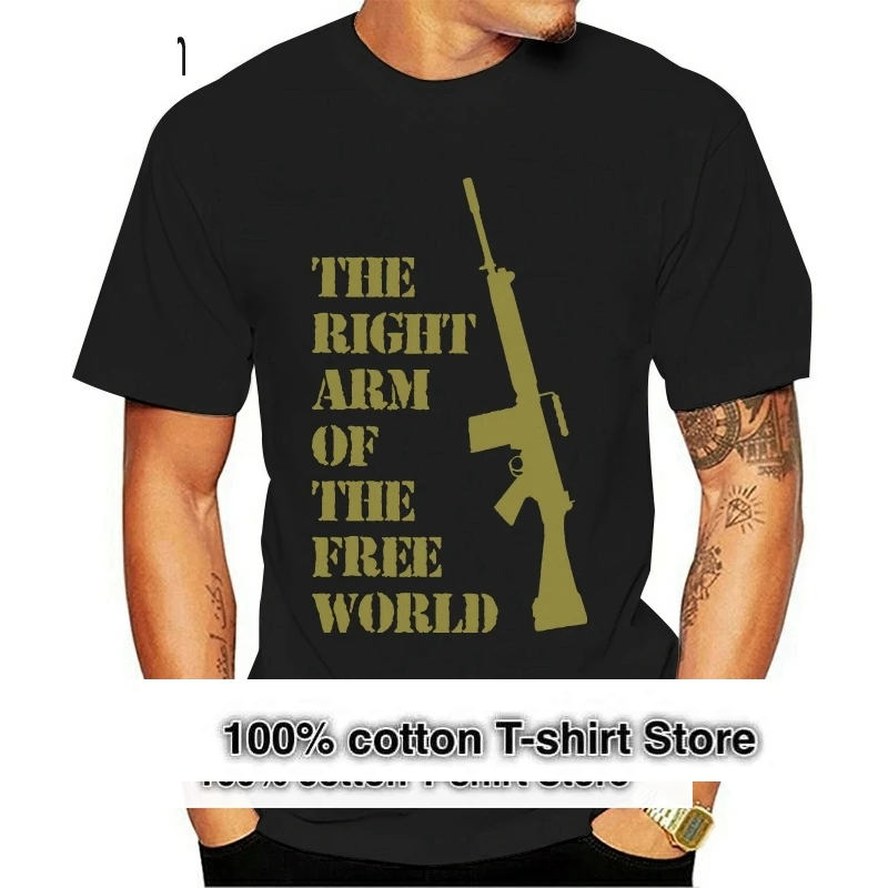 Discount 2024 New Fashion Summer Fn Fal Fan T Shirt 7 62 Mm The Right Arm Of The Free World T Shirt 032127