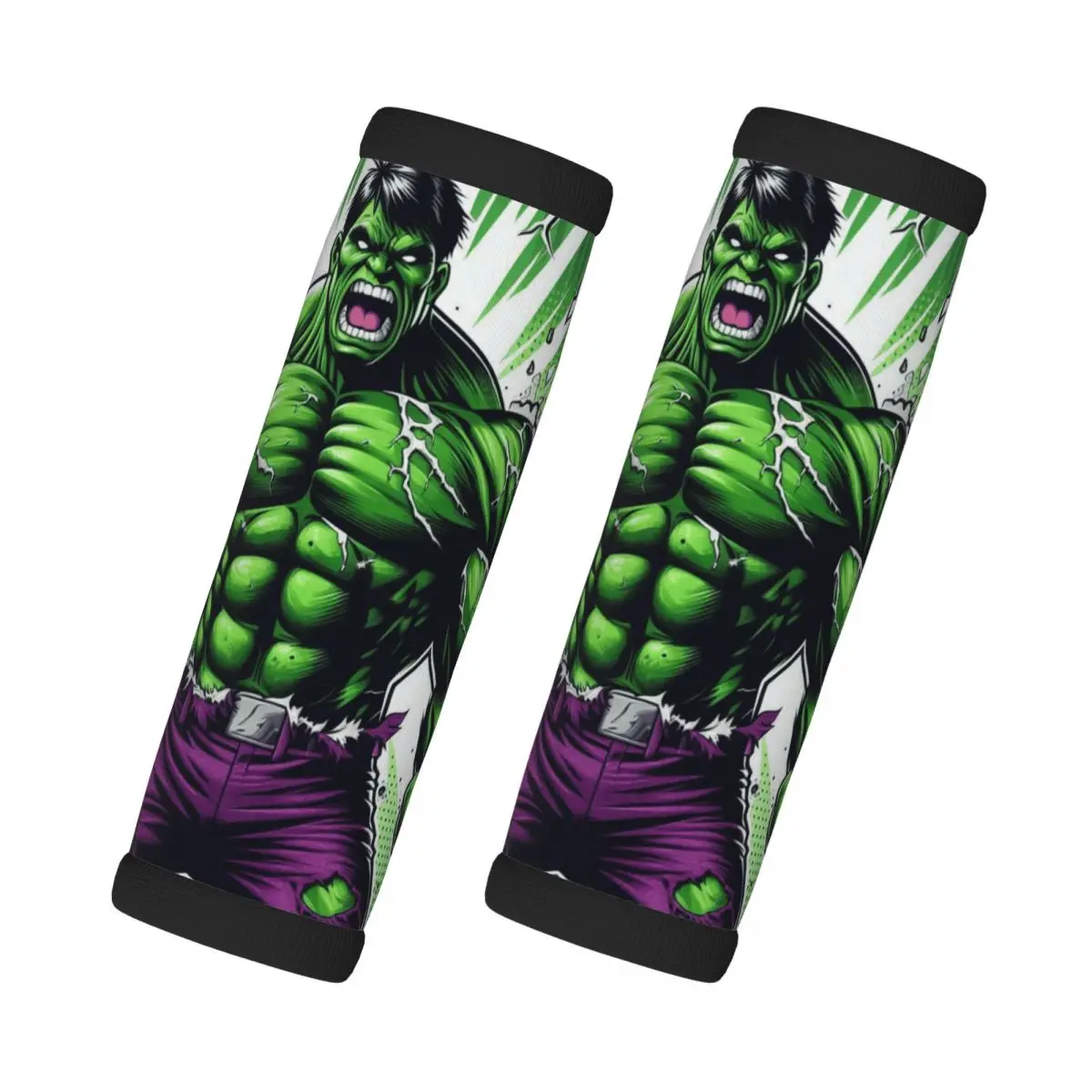 

Пользовательский Халк Comic Art, 2 шт., ручка для багажа, мягкая ручка, чехол для ручки, удобный неопреновый идентификатор чемодана, путешествия