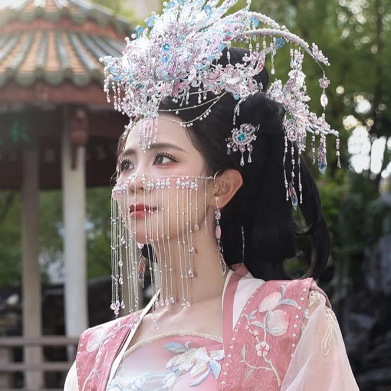 Fendai Liu Fengling Crown Liu Peony Crown Assembled Model Can Wear Phoenix Crown Model Gift Female
