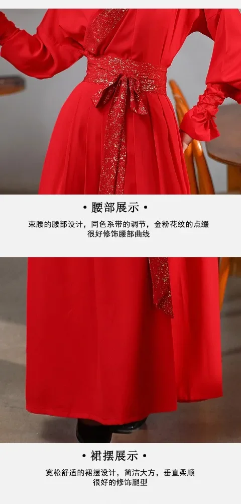 Streetwear Hanfu Odzież damska Vintage Hanfu Sukienka Cosplay Chińska tradycyjna sukienka Modne ubrania Styl etniczny Impreza Scena