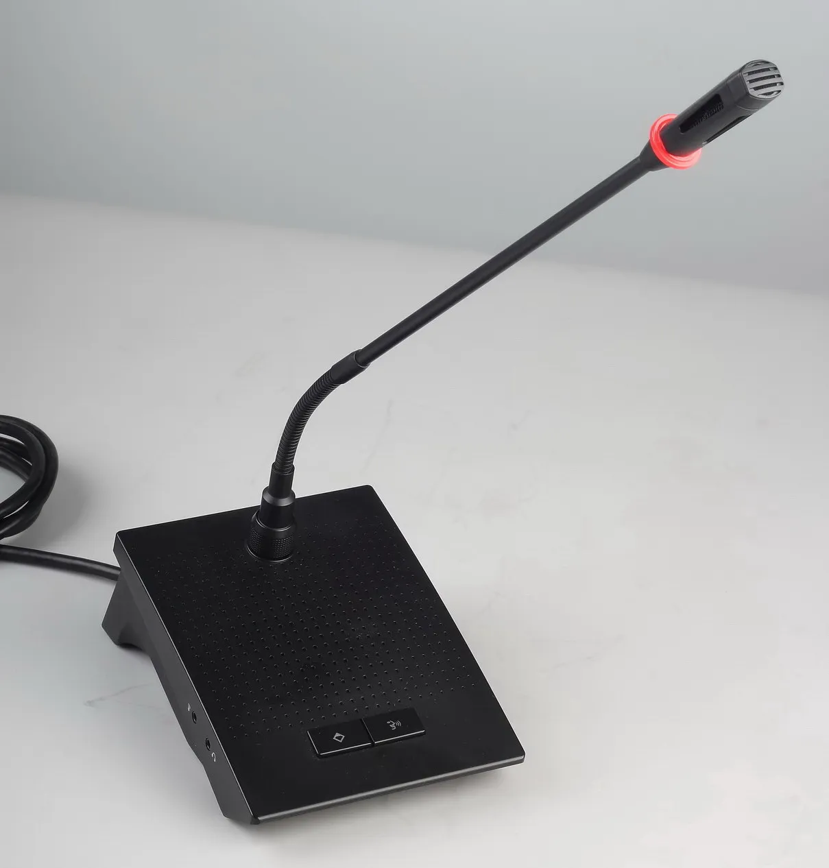 MiCWL A117 Built-in Speaker Gooseneck Table Wired Microphone Spare Delegate Unit