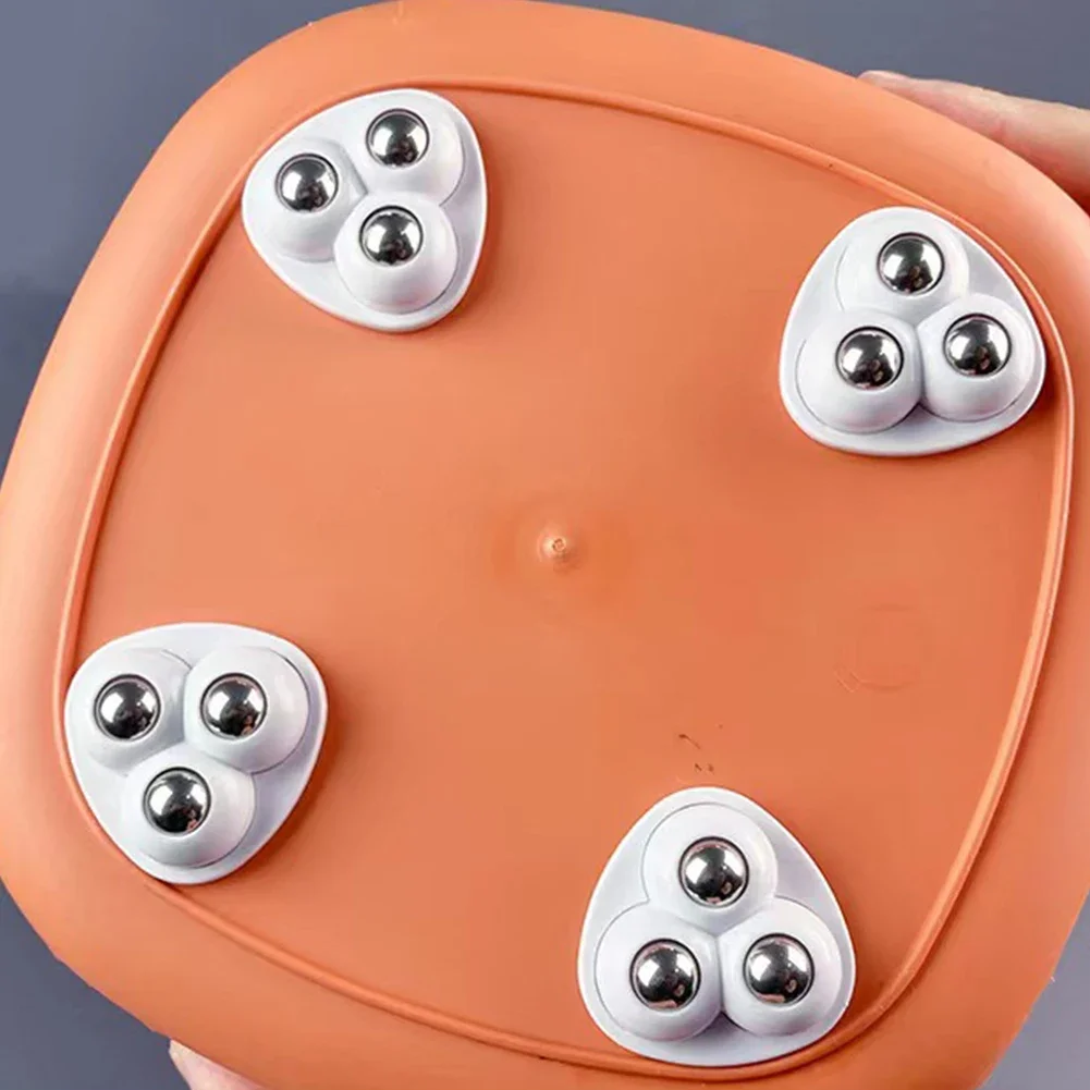 360 °   Rotation selbstklebende Lenkrolle 4 Stück Möbelrollen Räder Edelstahl Mute Universalrad für Möbel Aufbewahrungsbox