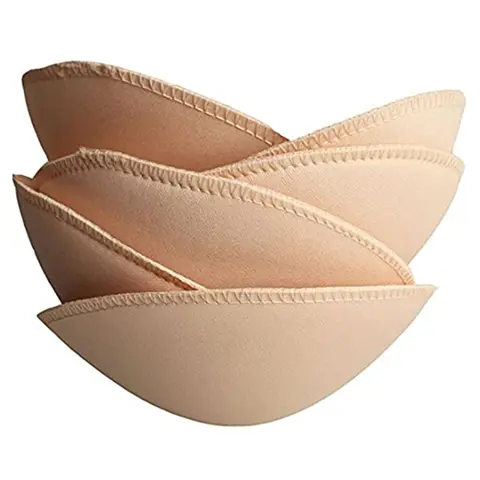 여성용 원형 브래지어 삽입 패드, 탈착식 스폰지 브래지어 패드, 가슴 푸시 업 인핸서 브래지어 패드 컵, 브래지어 비키니 삽입, 1 쌍, 2 쌍, 3 쌍