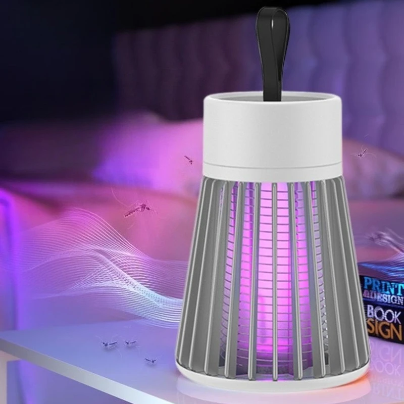 Electric Mosquito Zapper Lamp - Auto Smart Indoor Mosquito Trap, Portable Home Bug Killer with UV Light