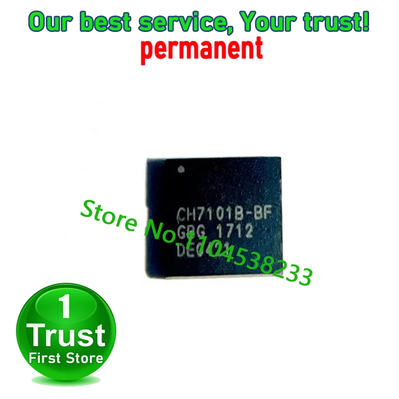 5 pièces/lot CH7101B CH7101B-BF CH7102A-BF CH7101A-BF QFN40, confiance d'abord, en stock