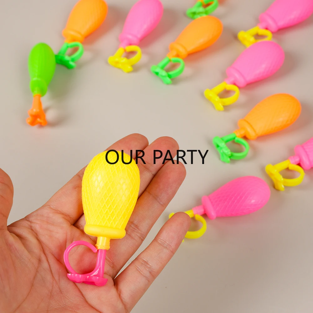 20Pcs Colorful Mini Water Gun Rings Trick Toys for Kids Summer Birthday Party Favors Goodie Bag Pinata Fillers Classroom Prizes