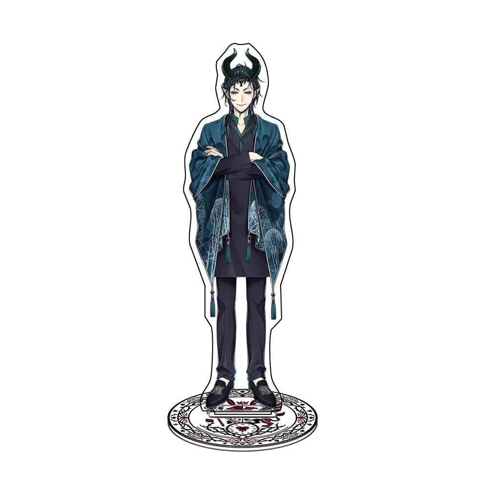 Anime Twisted Wonderland Azul Ashengrotto Floyd Leech 15CM Acrylic Stand Keychain Character Model Cosplay Desk Decor Fan Gifts