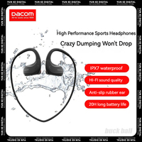 DACOM G93 Wireless Earphones Touch Panel Noise Reduction Bluetooth Waterproof Earbuds Hifi Athlete Earphone Long Battery Life