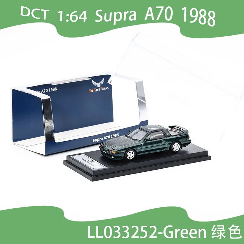 

DCT Diecast Alloy 1:64 Scale Supra A70 1988 Car Model Static Collection Decorated Christmas Gifts Holiday Gifts Toys