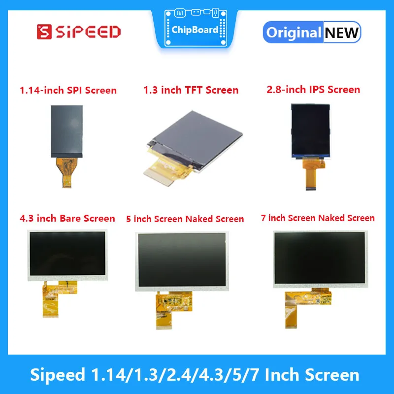 

Sipeed Lichee Pi Display Module 1.14/1.3/2.4/4.3/5/7 Inch Screen For lichee/Maix Demon Board