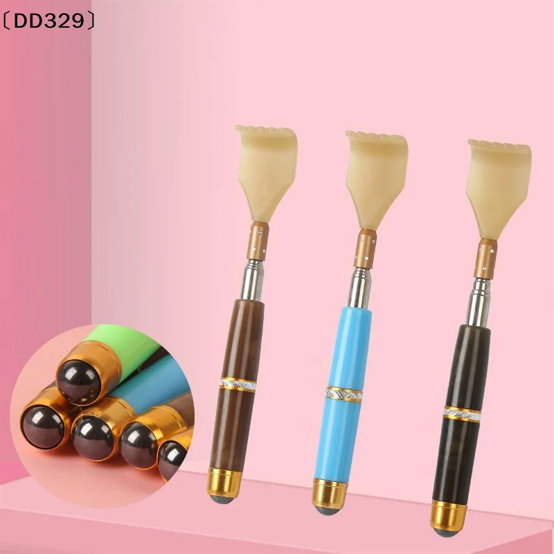 Extendable Magnetic Ball Hackle Back Scratcher With Magnet Telescopic Scratcher Backscratcher Massager Back Scraper 〔DD329〕