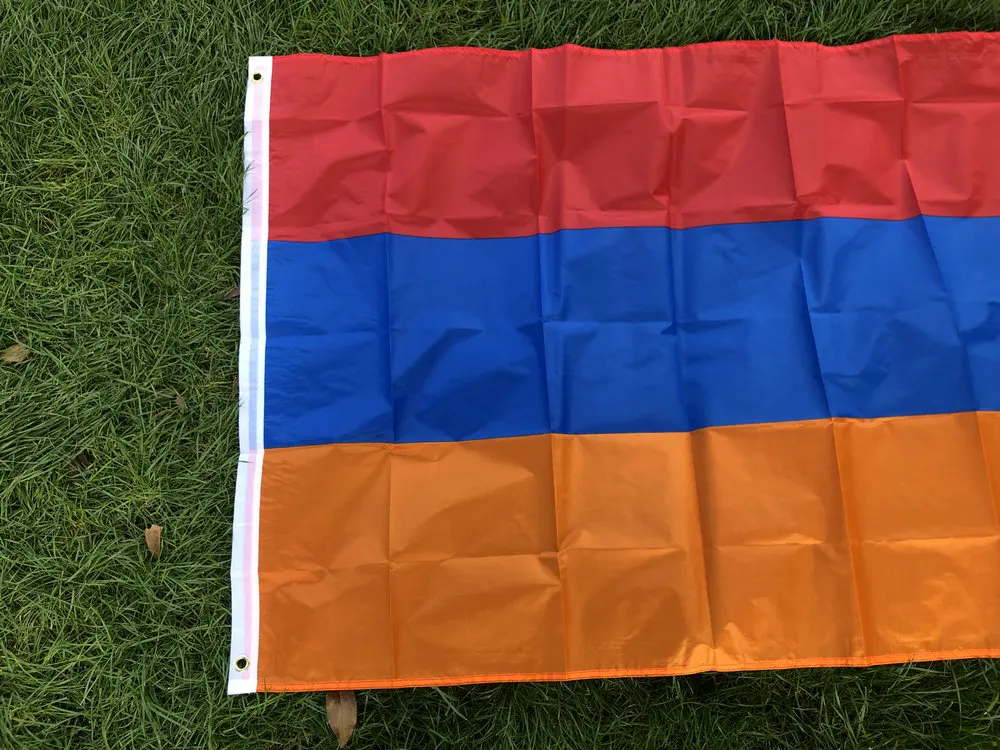 Armenia flag Banner 90*150cm High quality double sided printing polyester Hanging Armenia flag Home Decoration  banner