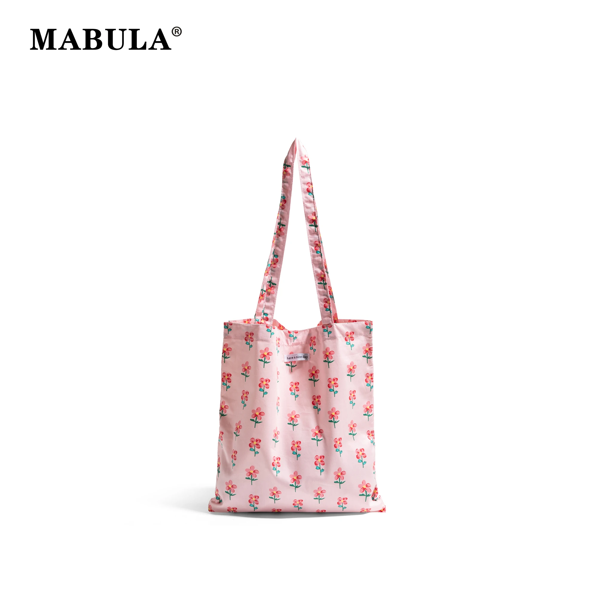 MABULA Fashion High Quality Color Block Waterproof Mini Cylinder Nylon Handheld Pouch Y2K Daily Casual Commute Travel Handbag