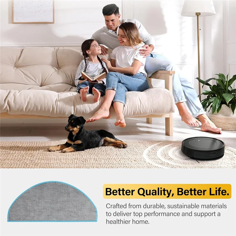 

Classy-6 Pack Y0140 подушечки для швабры, запасные части для пылесоса Irobot Roomba Combo Essential Y0140 Y0112 Y0110