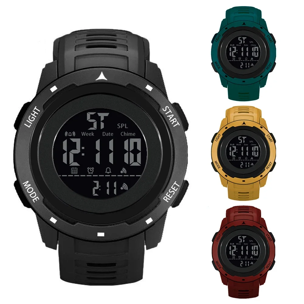 Multifunctional Men's Technology Electronic Sports Watch Luminous Waterproof Watch Daily Running Fashion Watch Wristwatch