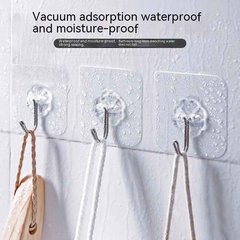 Non-Perforated Kitchen Hook Paste, Seamless, Super Glue, Can Be Hung in the Kitchen, Bathroom, Behind the Door