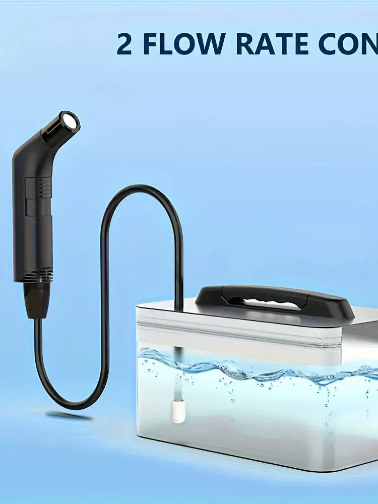 Een zeer handige draagbare elektrische bidetsproeier met 2-traps drukregeling, handspuit voor persoonlijke hygiëne - oplaadbaar, met watertank - ideaal voor reizen, kamperen en dagelijks gebruik