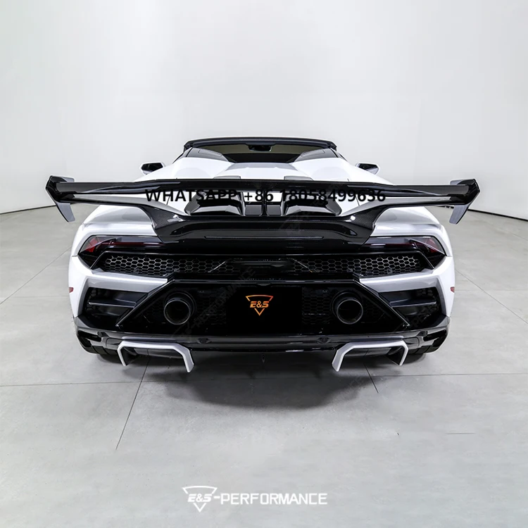 Пользовательский автозапчасти, спойлер из углеродного волокна для Lamborghini LP610 EVO, новое обновление V, двойной стиль, спойлер заднего крыла Пользовательский автозапчасти, спойлер из углеродного волокна для Lamborghini LP610 EVO, новое обновление V, двойной стиль, спойлер заднего крыла