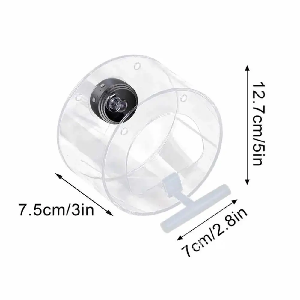 

Smart Birds Hanging Feeder Transparent with Camera 1080P Pet for Feeder Bird Garden Installation Outdoor HD Home Easy