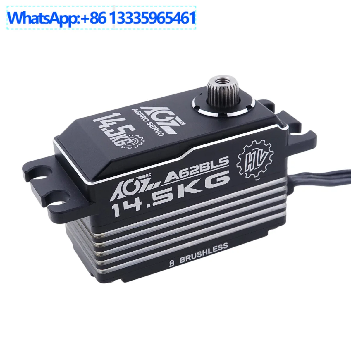 Brushless short-body servo A62BLS all-metal steel teeth 12KG high-speed 1/8 drift vehicle factory