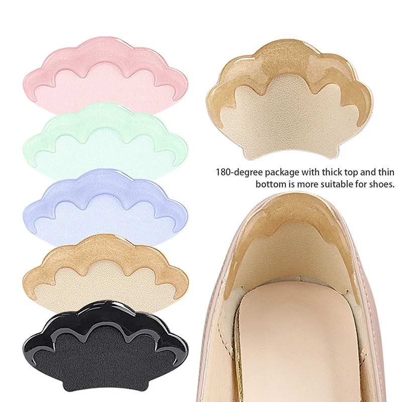 1 Pair Shoe Pads For High Heels Anti-wear Foot Pads Heel Protectors Womens Shoes Insoles Anti-Slip Adjust Size Shoes Accessories