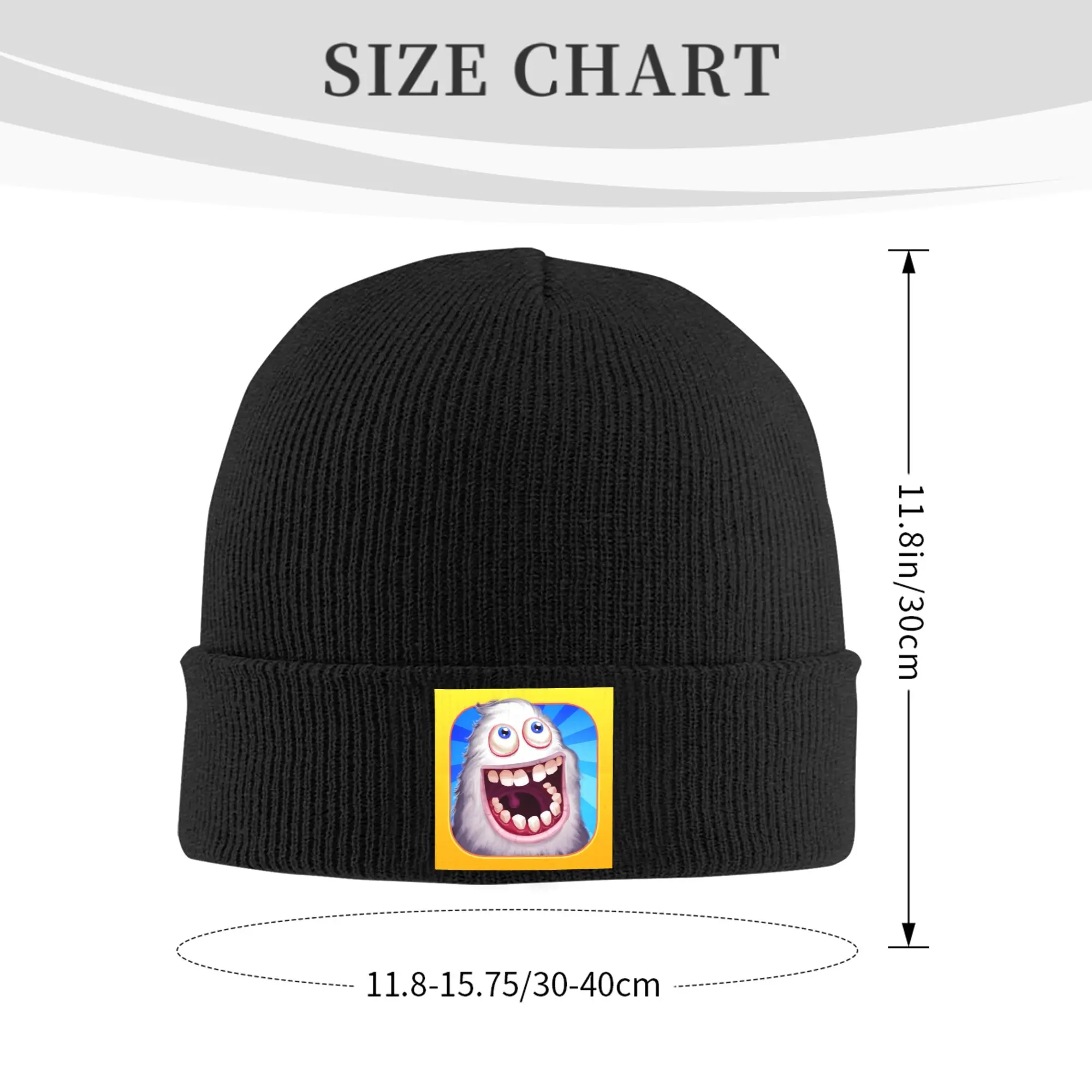 Custom My Singing Monsters Skullies Beanies Caps Winter Warm Women Men Knitted Hats Adult Unisex Cartoon Anime Game Bonnet Hat