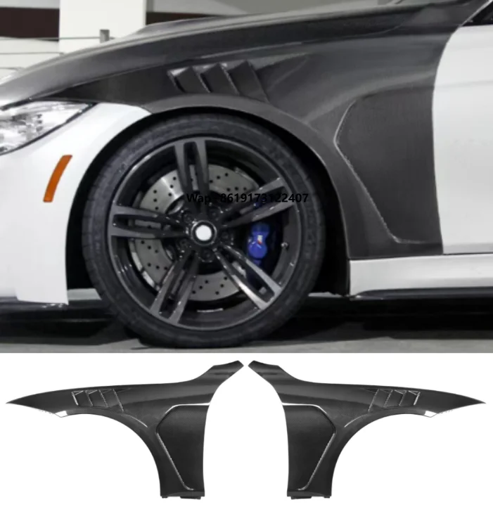 

F82 Carbon Fiber Side Front Fenders for M4 F82 2013-2019 VE Style Good Carbon Vented Car Bumper Side Fenders