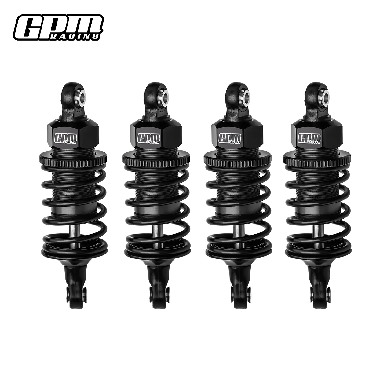 GPM TRAXXAS 1/10 4-TEC Drift Ford Mustang للصدمات الفائقة المملوءة بالزيت F+R #3