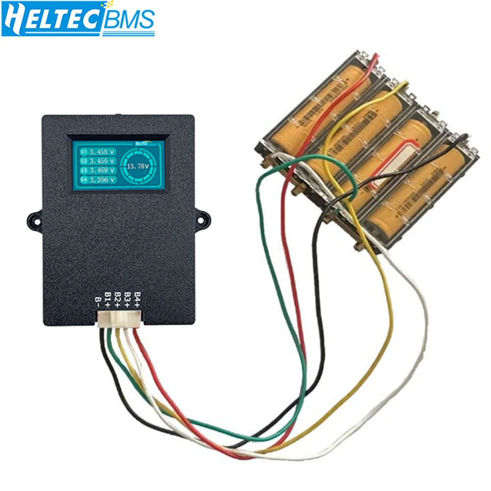 

Heltecbms 5A 4S 6S active balancer Lipo/lifepo4/LTO with Voltage Dispaly 12V Lithium Battery Energy transfer Active Equalizer