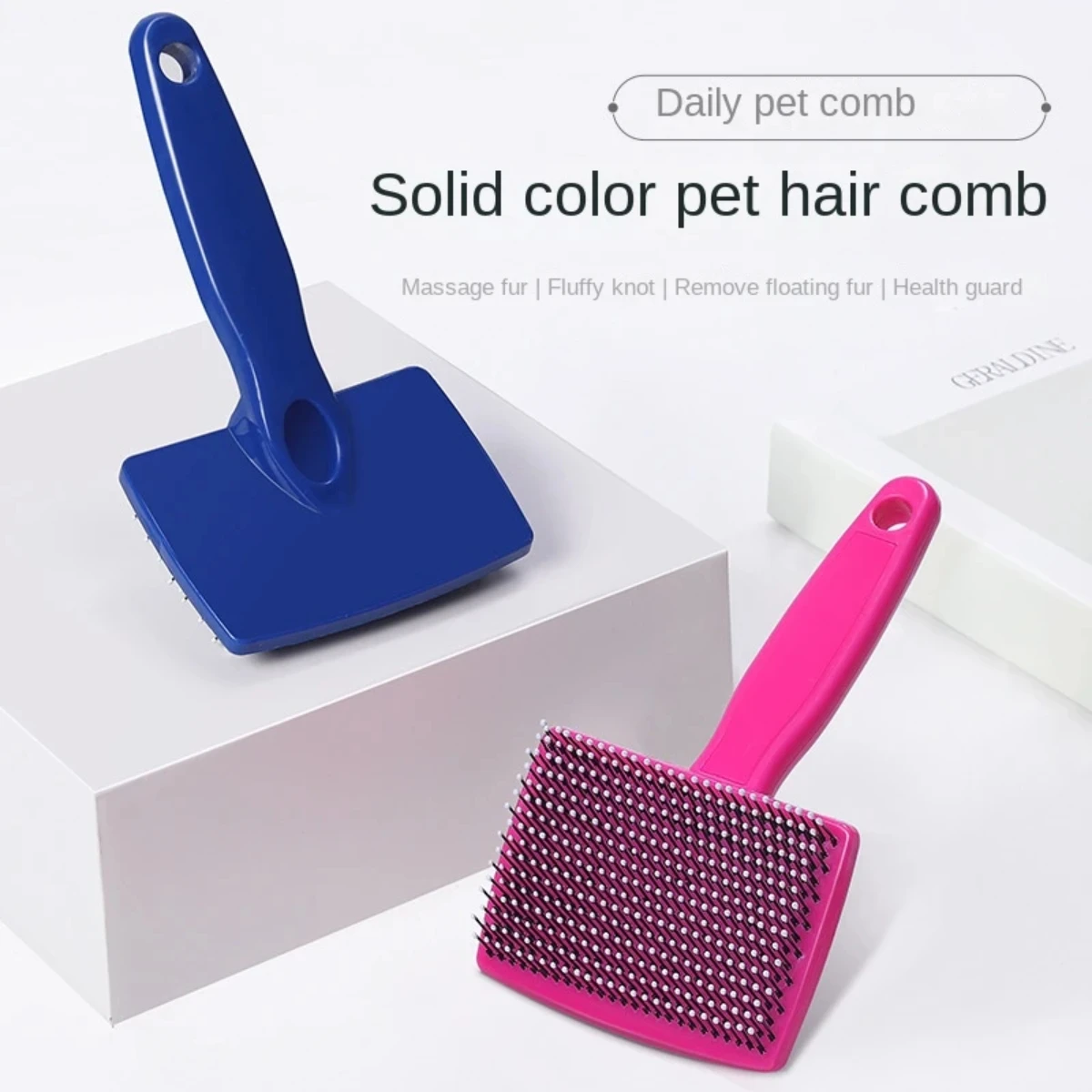 Cat Brush Remove Hair Pet Hair Removal Comb Needle  Cats Grooming Brush Stainless Steel Dog Combs Brushes Cat  Accessories