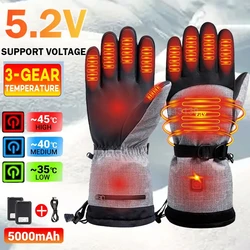 3M ısıtmalı eldiven el ısıtıcı elektrikli termal eldiven su geçirmez Snowboard bisiklet motosiklet bisiklet kayak açık kış eldiven