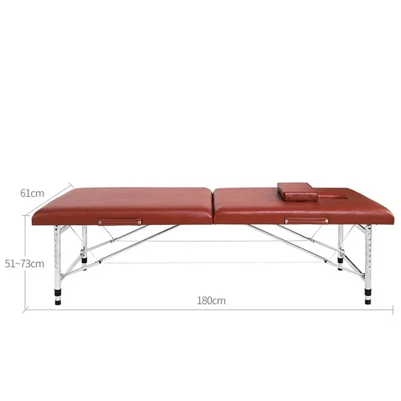 Single Lash Massage Table Beauty Pedicure Tattoo Spa Folding Bed Cosmetic Masajeador Cama De Masajes Profesiona Salon Furniture