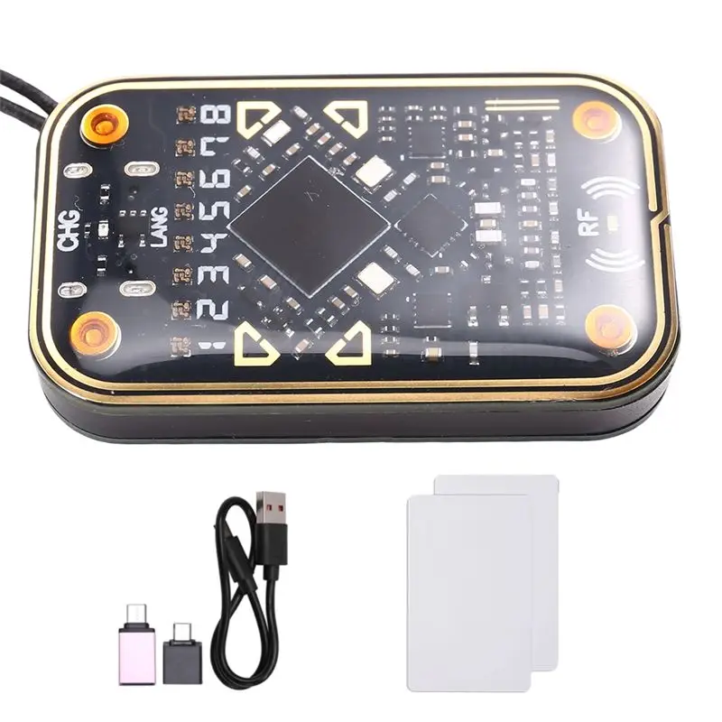 [NEW A09R!】 Chameleon Ultra V2.0 RFID Smart Chip Reader Smart Card Emulator+2XUID Card 125K 13.56Mhz Card Decode NFC Duplicator