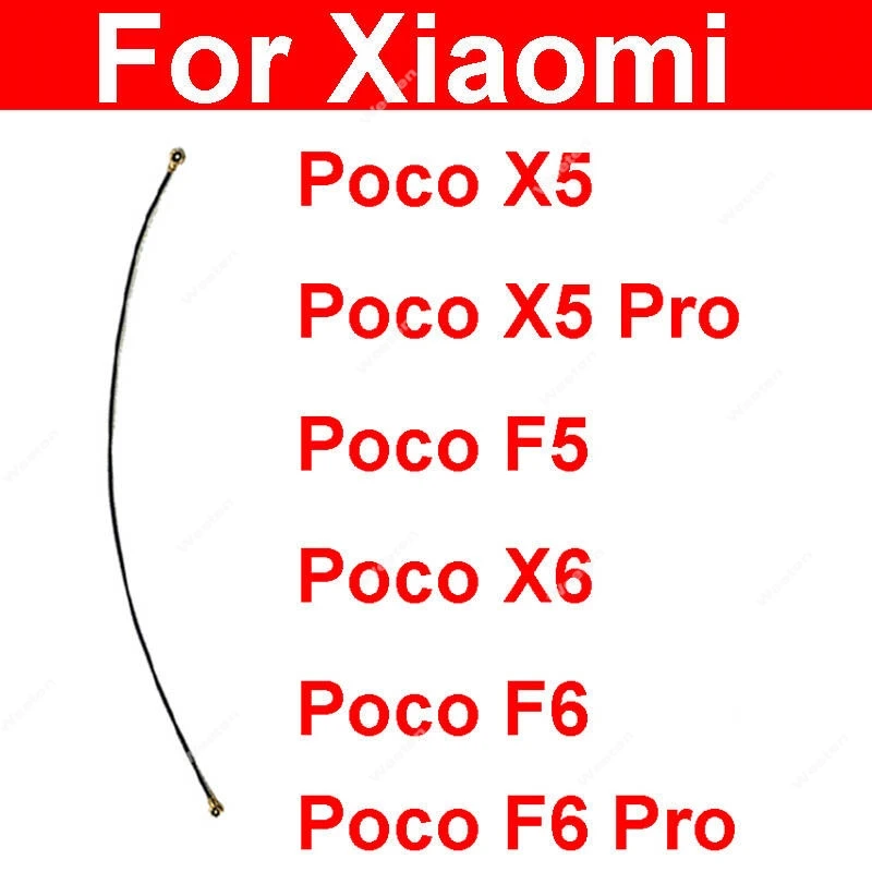 For Xiaomi Pocophone POCO F6 F5  Pro Poco X6 X5 Pro Signal Wifi Antenna Flex  Cable Signal Flex Connector Replacement Parts