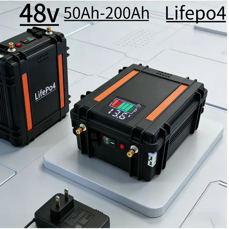 

N 48V LiFePO4 Battery (50Ah/100Ah/120Ah/150Ah) + 20A Fast Charger Trolling Motor & Boat Backup Power Beast Zero Range Anxiety, 2