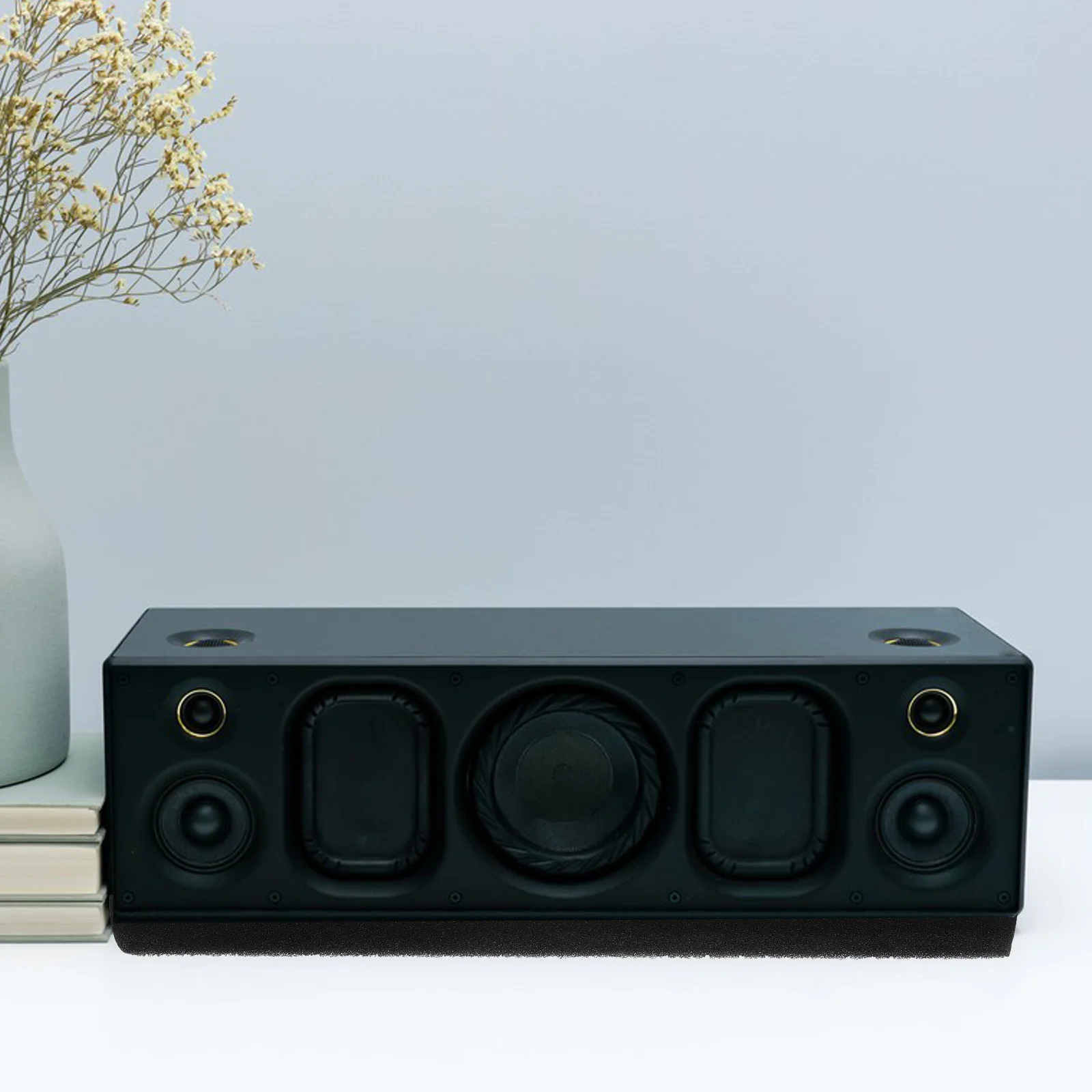 

2Pcs Sound Isolation Acoustic Foam Speaker Pads Vibration Absorbing Monitor Pads Lightweight Studio Audio Support