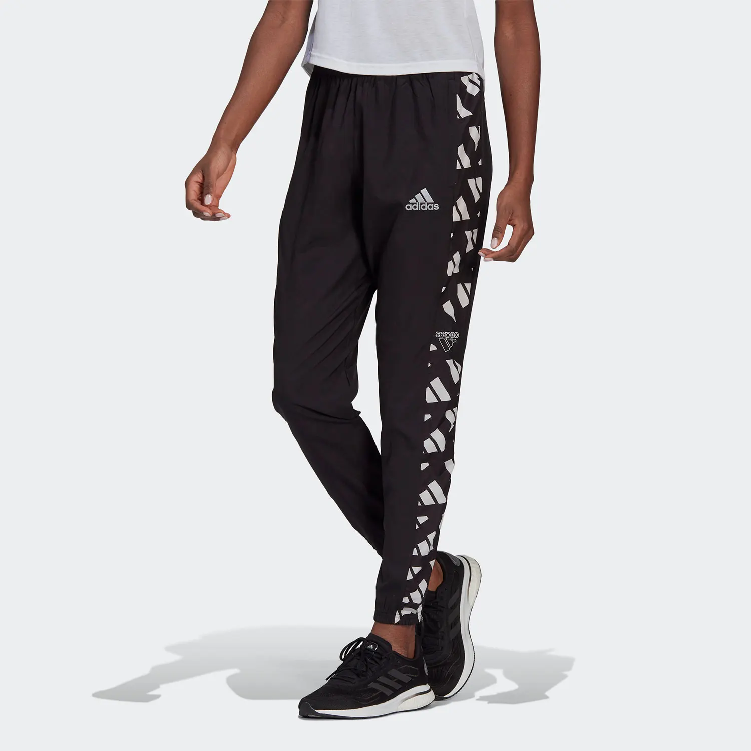 

Оригинальные новые женские зауженные брюки Adidas для тренировок по бегу GK6190