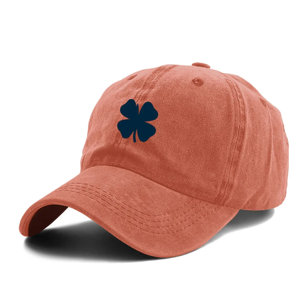 

Four leaf clover representing luck Fashion Baseball Cap Outdoor Caps Sunscreen Hat Hip Hop Tide Snapback Hats Adjustable Cowboy