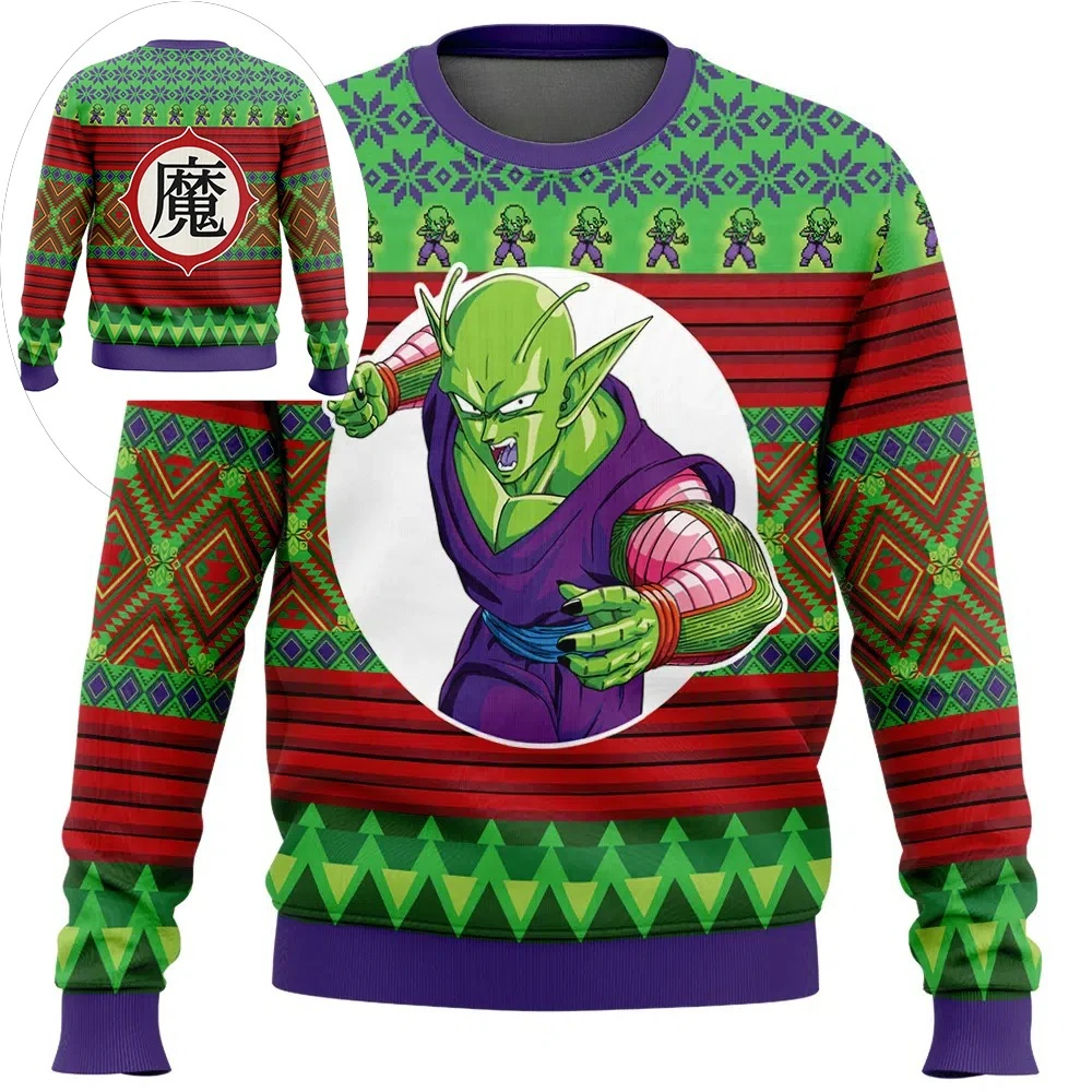 

Худи-пуловер для косплея Драгон Болл Пикколо Даймао, осень-зима 2026, с 3D-принтом, в стиле ретро-стритвир, оверсайз, унисекс, для детей