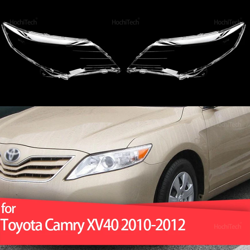 

For Toyota Camry XV40 2010-2012 Middle East Version Transparent Glass Lamp Headlamp Cover Headlight Cover Shell Lampshade LHD