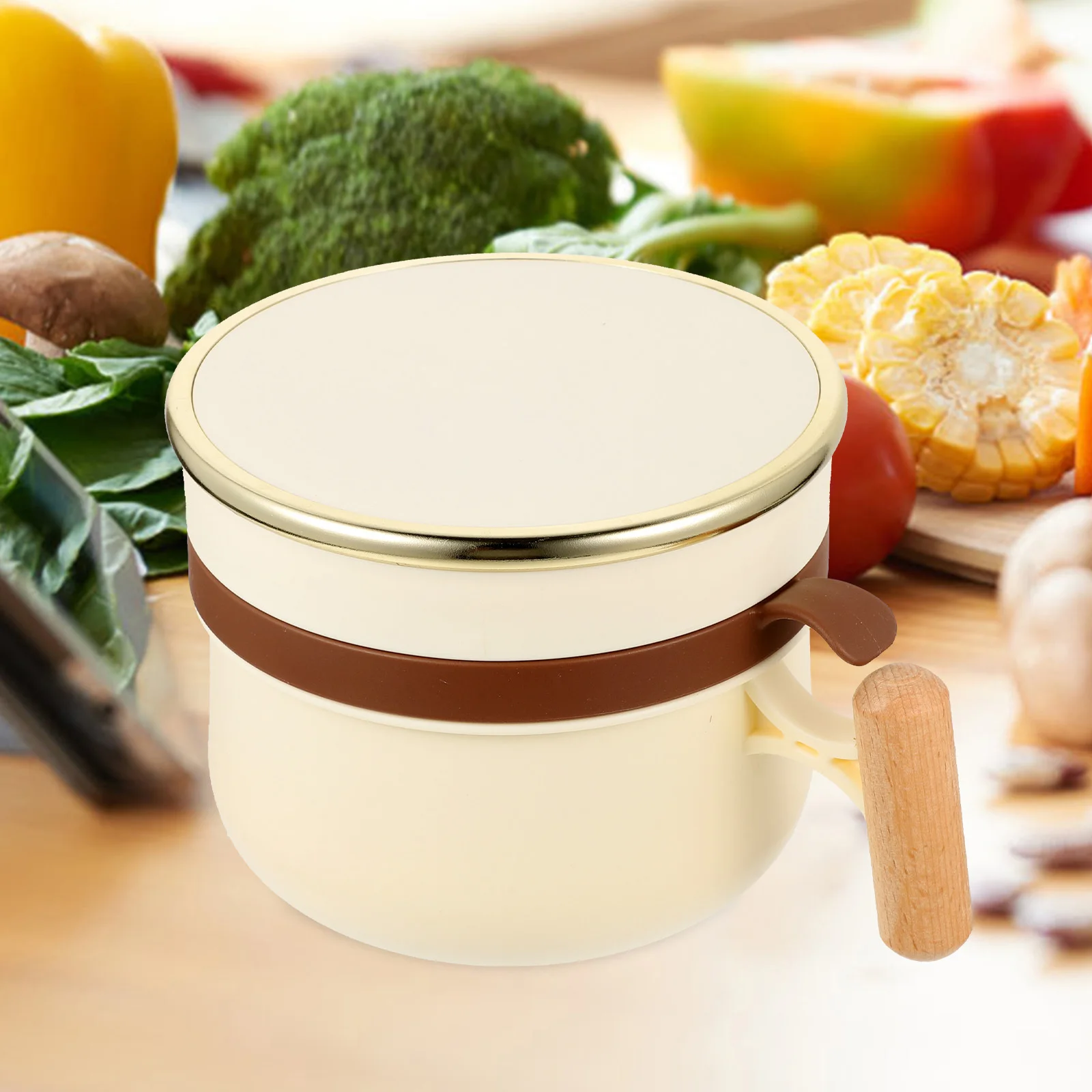 

Large Bento Box Portable Lunch Container Microwave Safe Reusable Food Storage for Adults Soup Meal Travel Camping Office Use