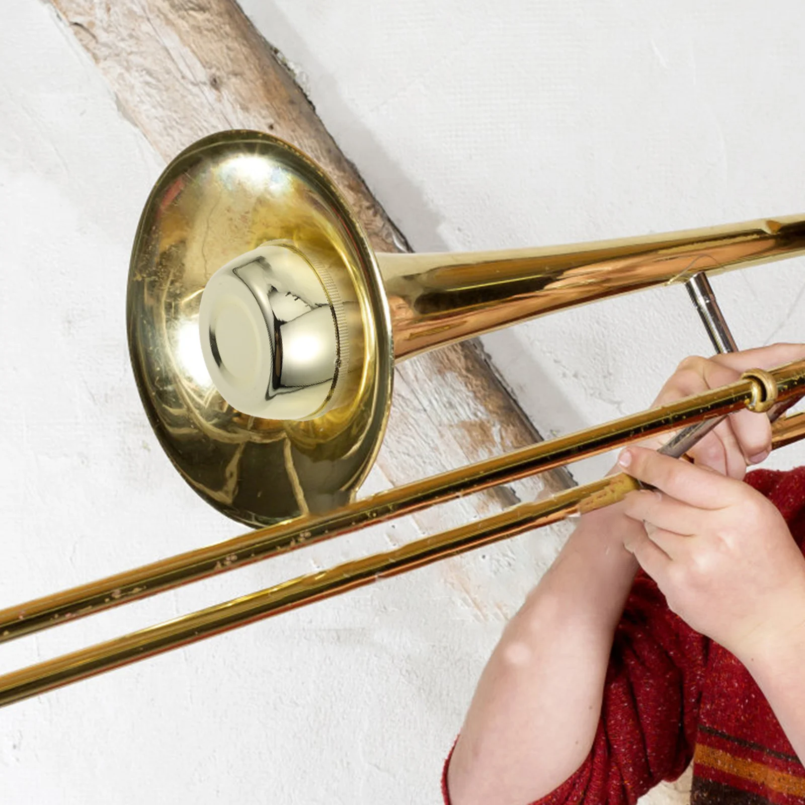 

Trombone Mute Lightweight Durable Sound Attenuation Instrument Accessory Trombone Noise Remove Tool Practical Sourdine