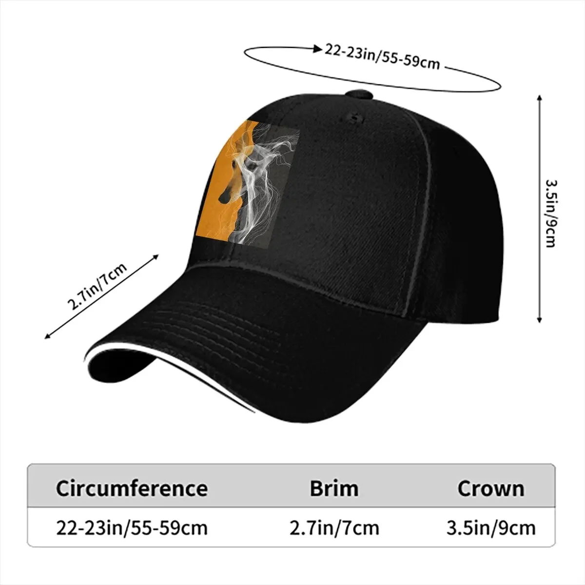 Summer Cap Sun Visor Two Tone Greyhound Hip Hop Caps Greyhound Cowboy Hat Peaked Hats