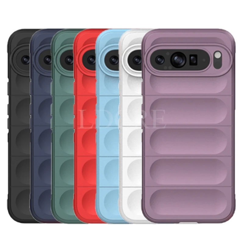 For Google Pixel 9 Pro Case Silicone Cover Pixel 9 Pro Cover Shockproof Rubber Matte Phone Protector Pixel 9 Pro XL Case