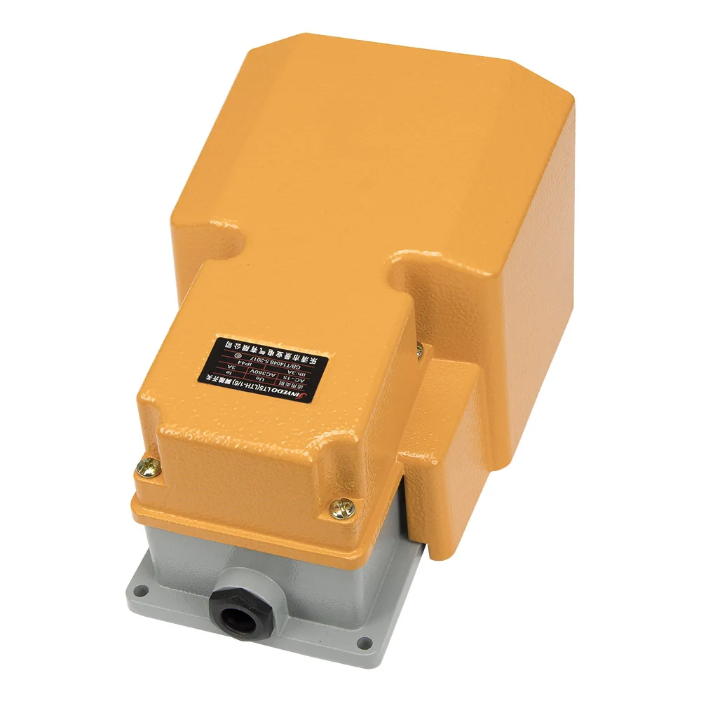 LTH-1/6 foot switch aluminium case reset treadle pedal switch for machine tool LTH/1/6