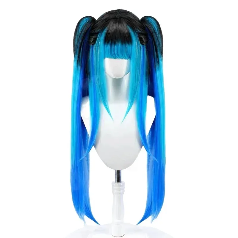 qq28LQAmemiya Darumi تأثيري لعبة المائة الخط-أكاديمية الدفاع الأخير- زي شعر مستعار أنيمي الأسود تنورة قصيرة مجموعة #6