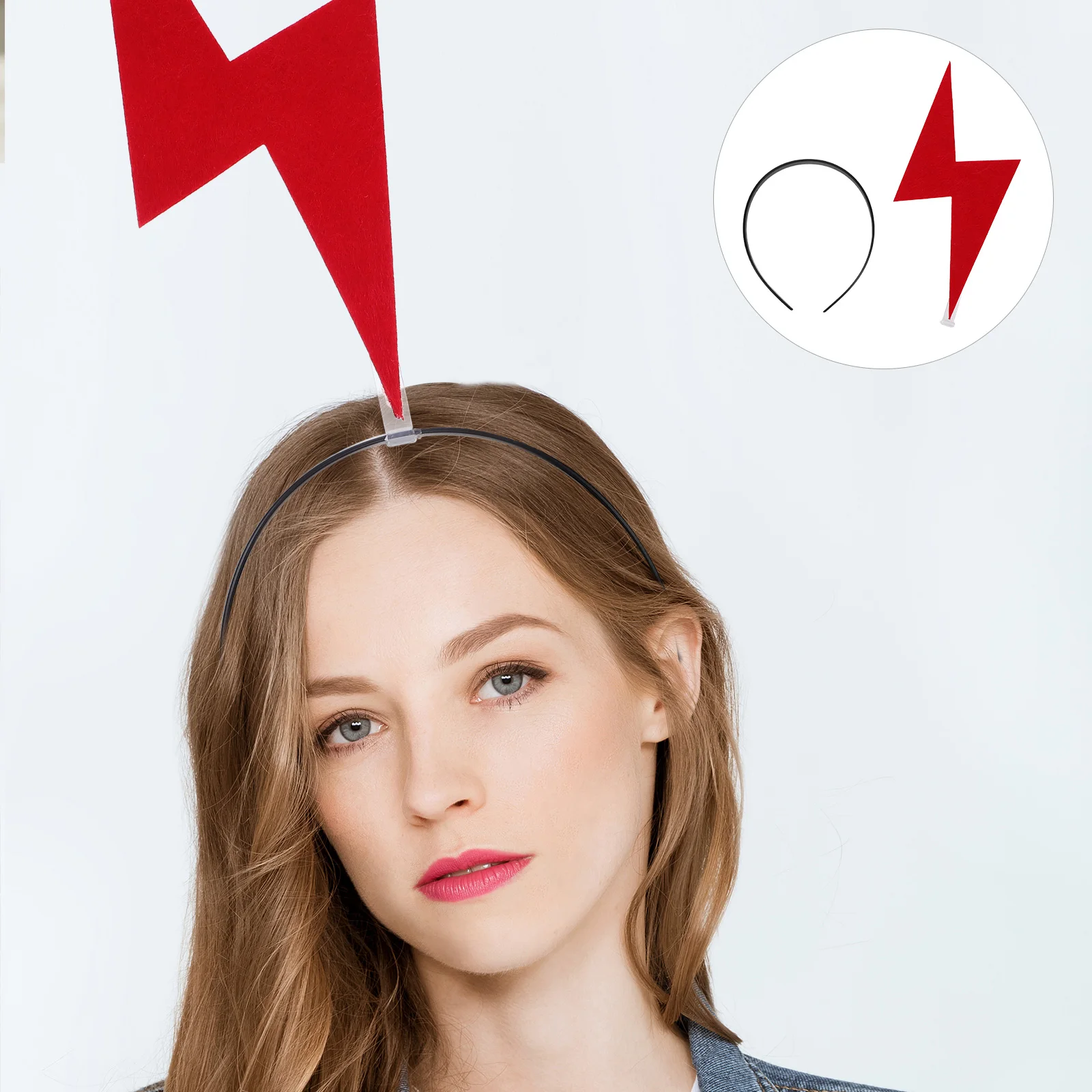 

2pcs Funny Headband Creative Sparkle Hair Band Festival Parade Carnival Support Group Valentine'S Day Birthday