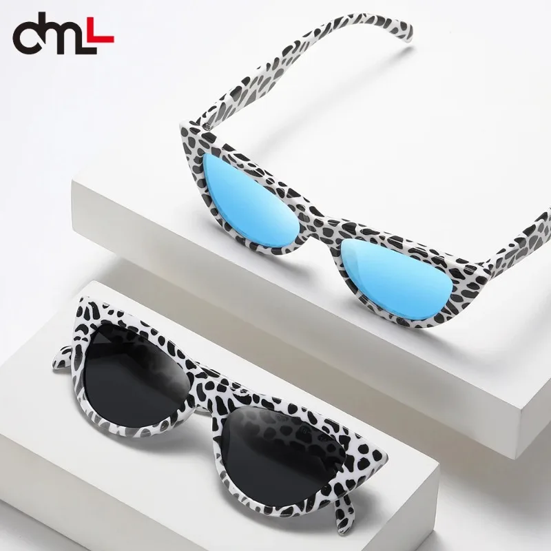 

DML Women Vintage Luxury Brand Design Dalmatians Cat Eyes Fashion Sunglasses Glasses for Polarized UV400 Eyewear Oculos De Sol