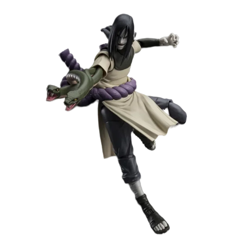 Genuine Bandai NARUTO SHF Orochimaru Seeker of Immortality Anime Action Figures Model Figure Toys Gift for Toys Hobbies Children